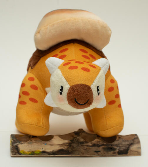 Ankylosmorus Plushie Sample