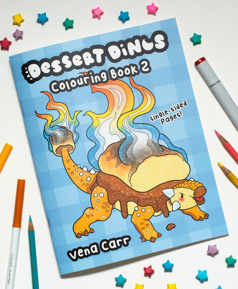 Dessert Dinos Colouring Book, Volume 2
