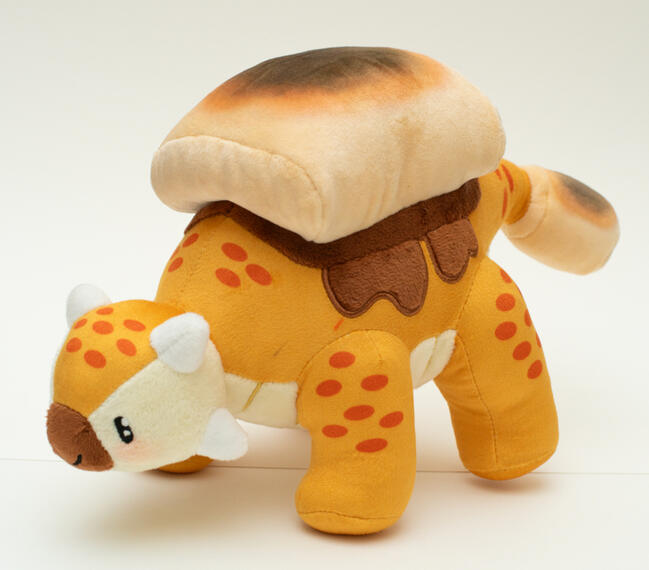 Ankylosmorus Plushie Sample